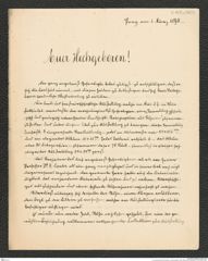 k.k. naturhistorisches Hofmuseum, Intendanzakten 1885-1896 (Hauer), Aktenzahl Z.179.a/1890, Seite 1
